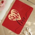 thumbnail image 6 of Costeam Valentine's Day Themed Entryway Doormat, Absorbent Bathroom Shower Mat, Living Room Floor Rug, Romantic Home Decor, 6 of 6