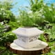 thumbnail image 4 of Xihbxyly Farolas Solares para Postes, Diseño de Tapa de Valla Exterior, Energía Solar de Bajo Consumo, Opciones de Luz Blanca y Cálida, Decoración para Jardín y Patio, Sin Cableado, Tamaño 10 X 15 Cm, 4 of 7