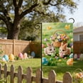 thumbnail image 6 of SLYNSHome Easter Egg Bunny Garden Flag Easter Garden Flags 12x18 Double Sided Flower Yard Flag for Outside Flower Seasonal Farmhouse, 6 of 7