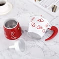 thumbnail image 4 of DAMAI Espresso Stovetop Moka Pot, Aluminum Espresso Coffee Maker Kettle Pot Coffee Red Heart Printed Coffee Stove Maker Percolator for Cappuccino, Coffee Pot for Gas or Electric Ceramic Stovetop, 4 of 6