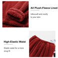 thumbnail image 4 of Women‘s Fuzzy Pajama Sets 2 Piece Pjs Cozy Fleece Oversized Pullover Pants Sets Loungewear，Grey XXL, 4 of 8