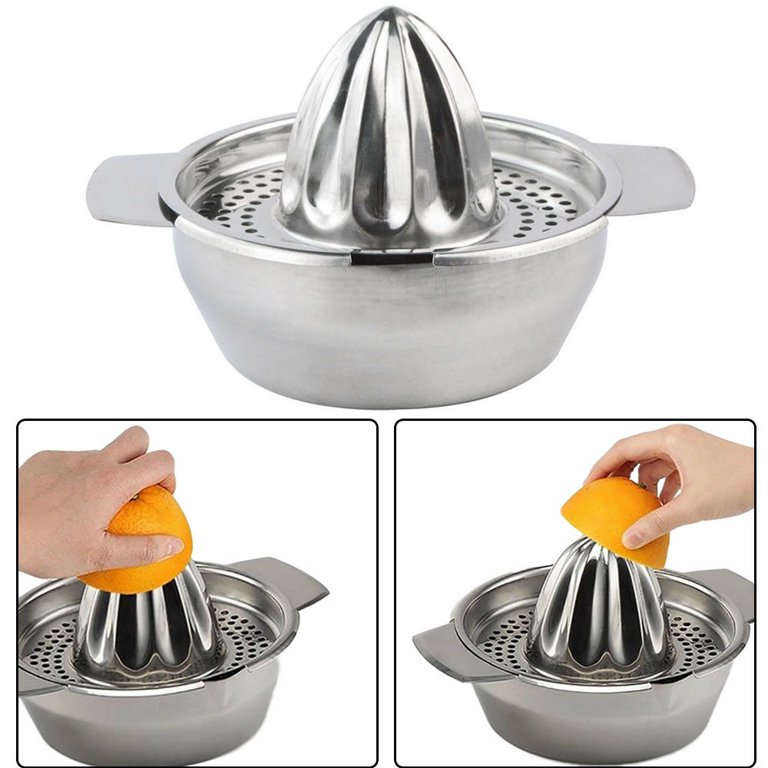 Manual Stainless Steel Fruit Juicer, For Home, Silver