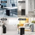 thumbnail image 4 of XF XINFENG 13 Gallon Step Trash Can with Lid, 50 Liter Stainless Steel Pedal Garbage Bin with Removable Inner Bucket for Kitchen Office Bedroom, Black, 4 of 8