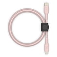 thumbnail image 3 of Belkin BOOSTCHARGE USB C Cable with Lightning Connector + Strap, Rose Gold, 5ft, 3 of 8