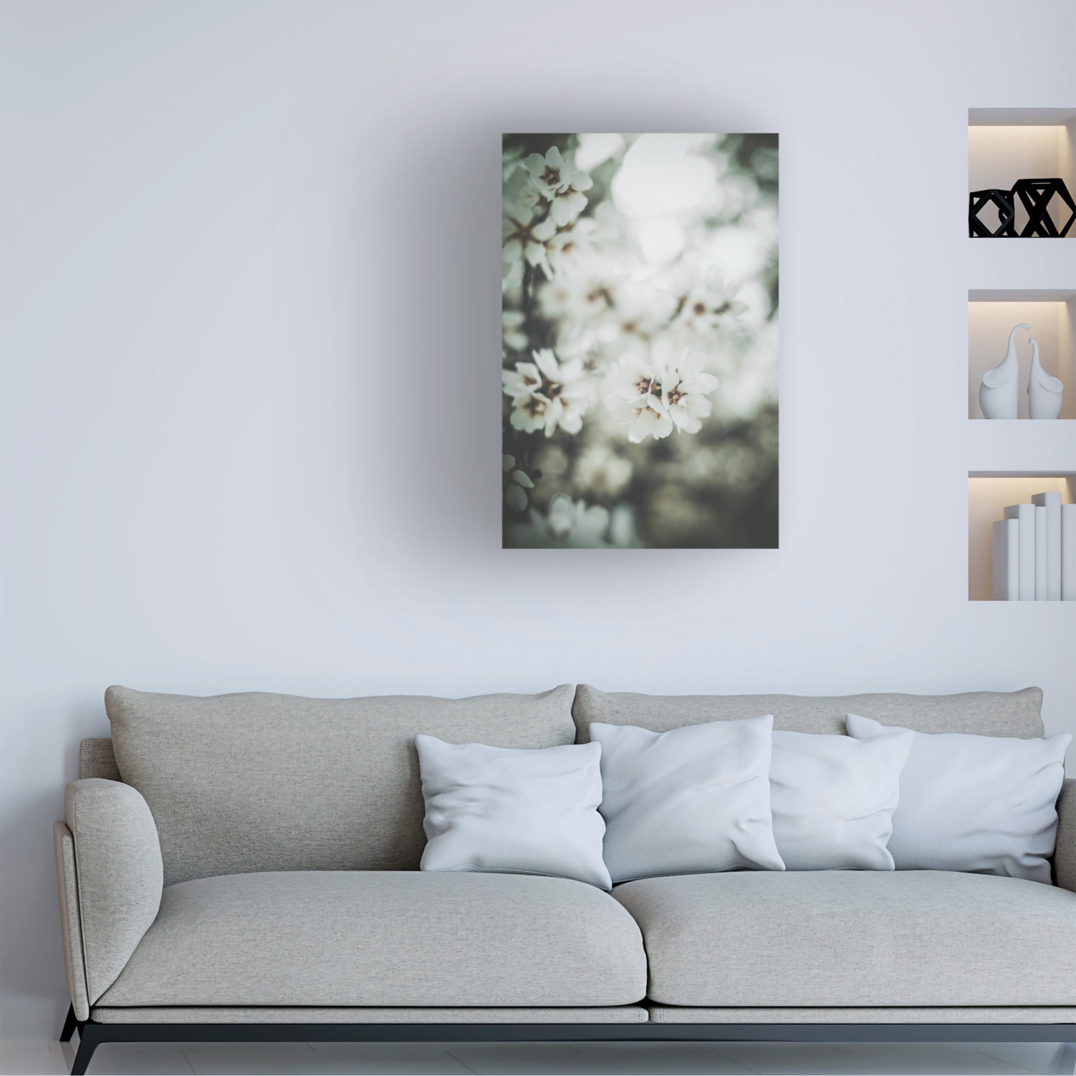 Trademark Fine Art Tim Mossholder Almond Blossoms Canvas Wall Art