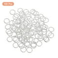 thumbnail image 3 of Uxcell Open Jump Rings 100Pack 10mm O-ring Connectors for Jewelry Making, Silver, 3 of 5