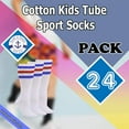 thumbnail image 7 of Yacht & Smith 14 Inch Wholesale Kids Tube Socks, Cotton Bulk Sport Socks Size 4-6, 7 of 7
