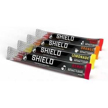 Sword Performance 36 Count Shield Electrolyte Freeze Pops: 3 oz each, Assorted Flavors