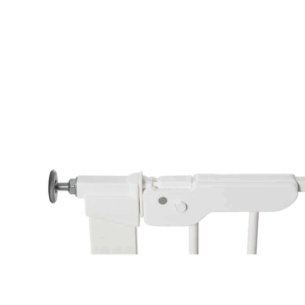 BabyDan Premier Pressure Mount Safety Gate with 2 Extensions 28.9" - 36.7", White