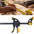 thumbnail image 1 of Wood Clamps, F Clamp Multifunction Portable With Dual Color Soft Plastic Handle For Packaging Carpentry, And Furniture Projects, 1 of 8