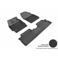 thumbnail image 3 of 3D MAXpider 2013-2015 Fits Scion Xb Kagu 1st Row 2nd Row Black Carbon Fiber Embossed Pattern Floor Mat L1SC00501509, 3 of 3