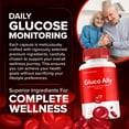 thumbnail image 7 of Gluco Ally Blood Support Capsules - Gluco Ally Advanced Supplement, 3 Pack, 180 Capsules, 7 of 7