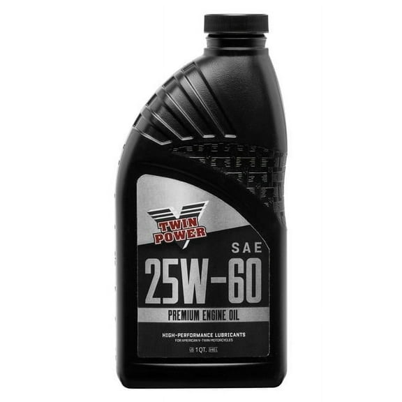 Twin Power 539010 Premium Engine Oil - 25W60 - 1qt.