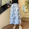 thumbnail image 1 of Womens Loose Pants Summer Wide Leg Rayon Blend, 1 of 10