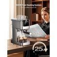 thumbnail image 4 of Espresso Machine 20 Bar Coffe Maker with Rapid Cold Brew, Compact Espresso Maker for Hot and Cold Cappuccino, Latte, Stainless Steel Coffee Machines with 1200ml Removable Water Tank, 4 of 10