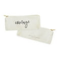 thumbnail image 2 of Courage Cotton Canvas Pencil Case and Travel Pouch, 2 of 4