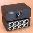 thumbnail image 2 of HIFI Audio Signal Switching Selector XLR Lossless Distribution Box 3 in 1 Out,for CD Decoder Amp Speakers, 2 of 6