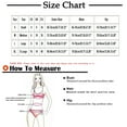 thumbnail image 3 of Elainilye Fashion Women's Tankini Swimsuits Split Swimsuit Sexy Casual Bikini Swimsuit Beachwear,Red, 3 of 9