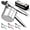 Black, variant on 15oz Potato Ricer,Long Handle Heavy Duty Stainless Steel Potato Masher Kitchen Tool, Press and Mash Kitchen Gadget For Perfect Mashed Potatoes