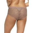 thumbnail image 2 of Paramour by Felina | Peridot Cheeky Hipster Panty | Lace (Mink, XX-Large), 2 of 2