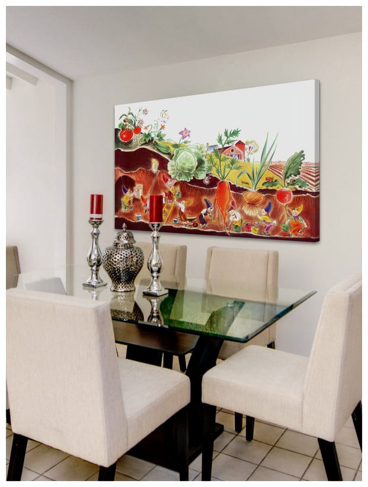 Marmont Hill "Garden" by Curtis Painting Print on Canvas