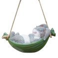thumbnail image 1 of Garden Hanging Statue Artificial Sleeping Dog Rabbit Garden Yard Decoration Garden Statue, 1 of 6