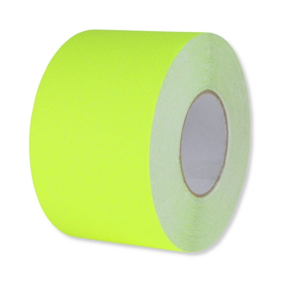 FindTape AST-35 Premium Anti-Slip Non-Skid Tape [Fluorescent Colors, 60 grit]: 4 in. x 60 ft. (Fluorescent Yellow)