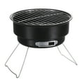 thumbnail image 2 of Cqxid Barbecue Grill à Moins de 20 $ Barbecue Rond Portable Barbecue d'Extérieur en Acier Inoxydable Barbecue Pliable avec Bloc Réfrigérant Four Barbecue Grill, 2 of 9