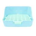 thumbnail image 2 of Caja de arena Zulema Inodoro con bandeja de arena Azul 11x11x8in, 2 of 8