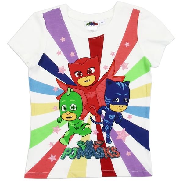 Happy Threads PJ Masks Girls Toddler TShirt Multicolored Walmart
