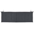thumbnail image 4 of Charmma Garden Bench Cushion Anthracite 59"x19.7"x1.2", 4 of 5