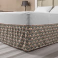 thumbnail image 1 of Ambesonne Multi-color Wrap Around Gathered Microfiber Bed Skirt, King, 1 of 2