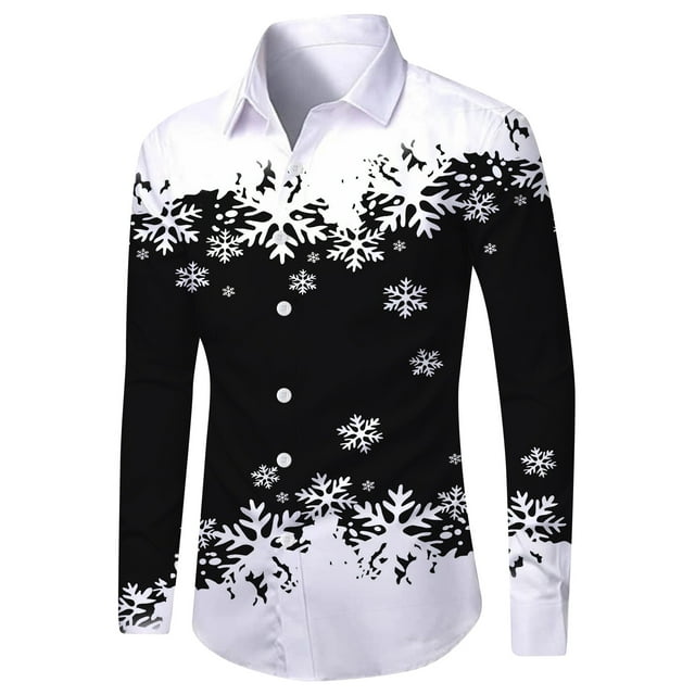 Playeras Interiores Para Hombre, Cuello En V, Camiseta Navideña De Manga Larga Con Cuello Redondo Y Estampado Digital 3D Para Hombre