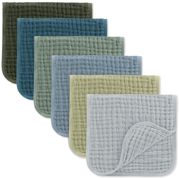 Toalla Comfy Cubs Paños de Muselina para Eructos 51x25 cm, paquete de 6