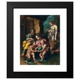 thumbnail image 2 of Giulio Romano 20x24 Black Modern Framed Museum Art Print Titled - The Holy Family (1520-1523), 2 of 5