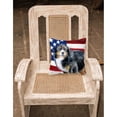 thumbnail image 2 of Carolines Treasures BB9645PW1818 Bernese Mountain Dog Patriotic Fabric Decorative Pillow  18H x18W multicolor, 2 of 2