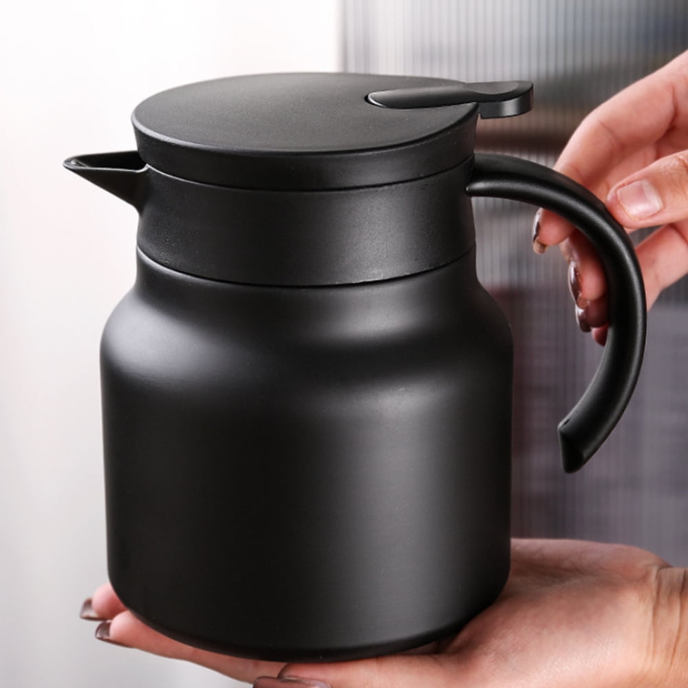 Insulated Teapot,Insulated coffee jug,2L Large Capacity Thermos, High-end  Household 316 Stainless Steel Thermos Outdoor Coffee Pot Tea Pot with  Filter
