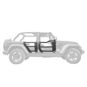 Go Rhino 572502 Rear Trailline Tube Doors, Rear pair for Jeep Wrangler JK/JKU Compatible with Jeep 18 Wrangler JK, Jeep 07-17 Wrangler (Sport Utility)