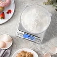 thumbnail image 6 of Idealforce Digital Weight Scale Pocket Scale 2000g x 0.1g Food Scale High Precision Kitchen Scale Multifunctional Stainless Steel Pocket Scale with Back-Lit LCD Display Tare PCS Features, Silver, 6 of 8