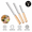 Small serrated + medium serrated + large serrated, variant on Set of 2 Jalapeno and Apple Corer, Stainless Steel Pepper Deseeder, Wood Handle