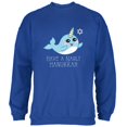 thumbnail image 1 of Narwhal Have a Narly Gnarly Hanukkah Mens Sweatshirt, 1 of 1