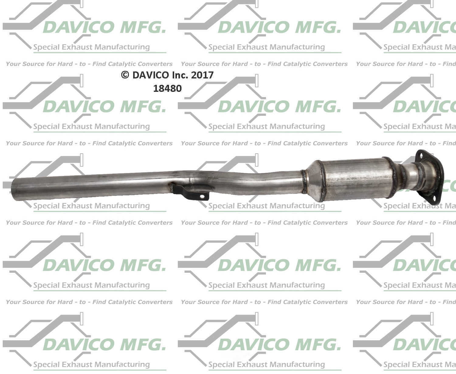 Davico Mfg 18480 Direct-Fit Catalytic Converter