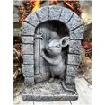 thumbnail image 2 of Mouse Gate Stone Statue | Resin mouse | Outdoor Garden Home | Animal decoration | Hang on the wall, 2 of 4