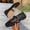 B_ Black, variant on KIJBLAE Women's Square Toe Mesh Hollow Out Flats, Thin Bow Knot Slip On Elegant Casual Flat Shoes Black 36