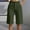 Green, variant on Sentmoon Swim Shorts Women High Waist Bermuda Shorts Breathable Solid Color Regular Fit Women's Shorts with Pockets Fashion for Going out and Summer Vacation S-3XL