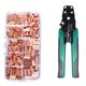 thumbnail image 1 of 250pcs Multi-Function Mini Electric Terminal Crimping Pliers with Wire Stripping Cutting Hand Crimping Tool, 1 of 5