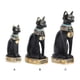 thumbnail image 3 of Inteprter Mini estatua de gato antiguo egipcio figurita adornos gabinete vino sala de estar oficina entrada artesanía coleccionable Decoración del hogar Talla grande, 3 of 6