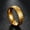 Gold, variant on 6MM Retro Tire Silver/Gold Band Men's Titanium Steel Wedding Gift Ring Size 7-12