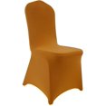 thumbnail image 1 of 12pcs Stretch Spandex Chair Cover for Wedding Party Dining Banquet Event (Gold, 12), 1 of 8