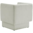 thumbnail image 5 of Maklaine Contemporary Boucle Fabric Accent Chair w/ Wood Construction in Cream, 5 of 5